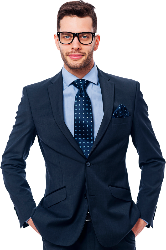 Young Adult Professional Wearing Suit